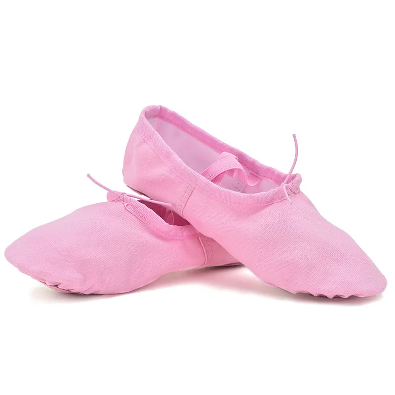 Sapatos de dança infantil com sola macia, sapatos de treinamento feminino, sapatilha de pata de gato adulto, balé étnico, forma corporal infantil