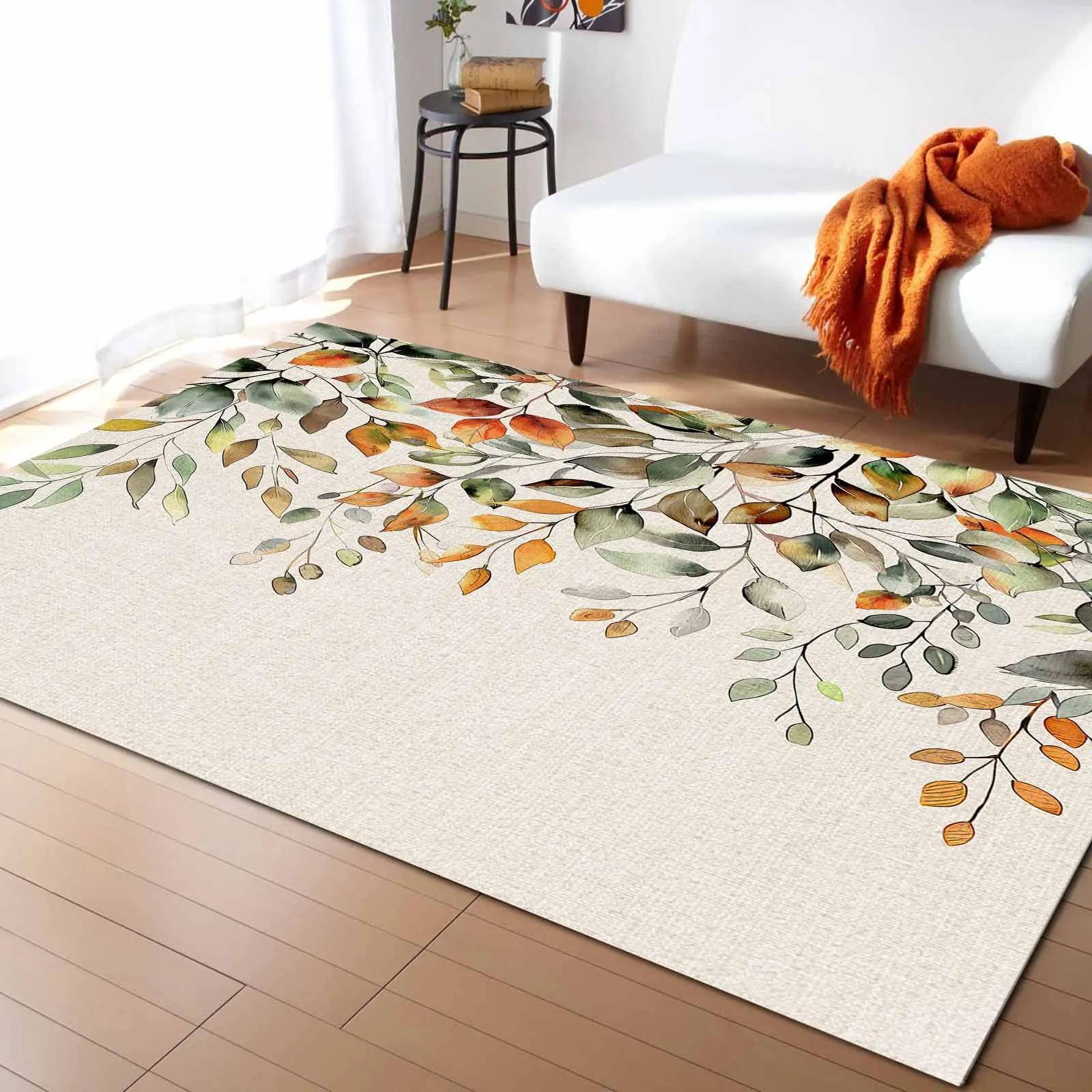 

Autumn Eucalyptus Sage Green Carpet For Home Living Room Bedroom Bedside Decor Large Area Rug Teen Room Decor Carpet