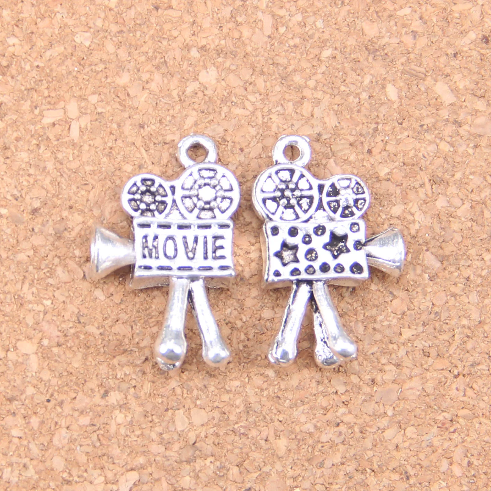 28pcs Charms Movie Camera Projector 25x17mm Antique Pendants,Vintage Tibetan Silver Jewelry,DIY For Bracelet Necklace