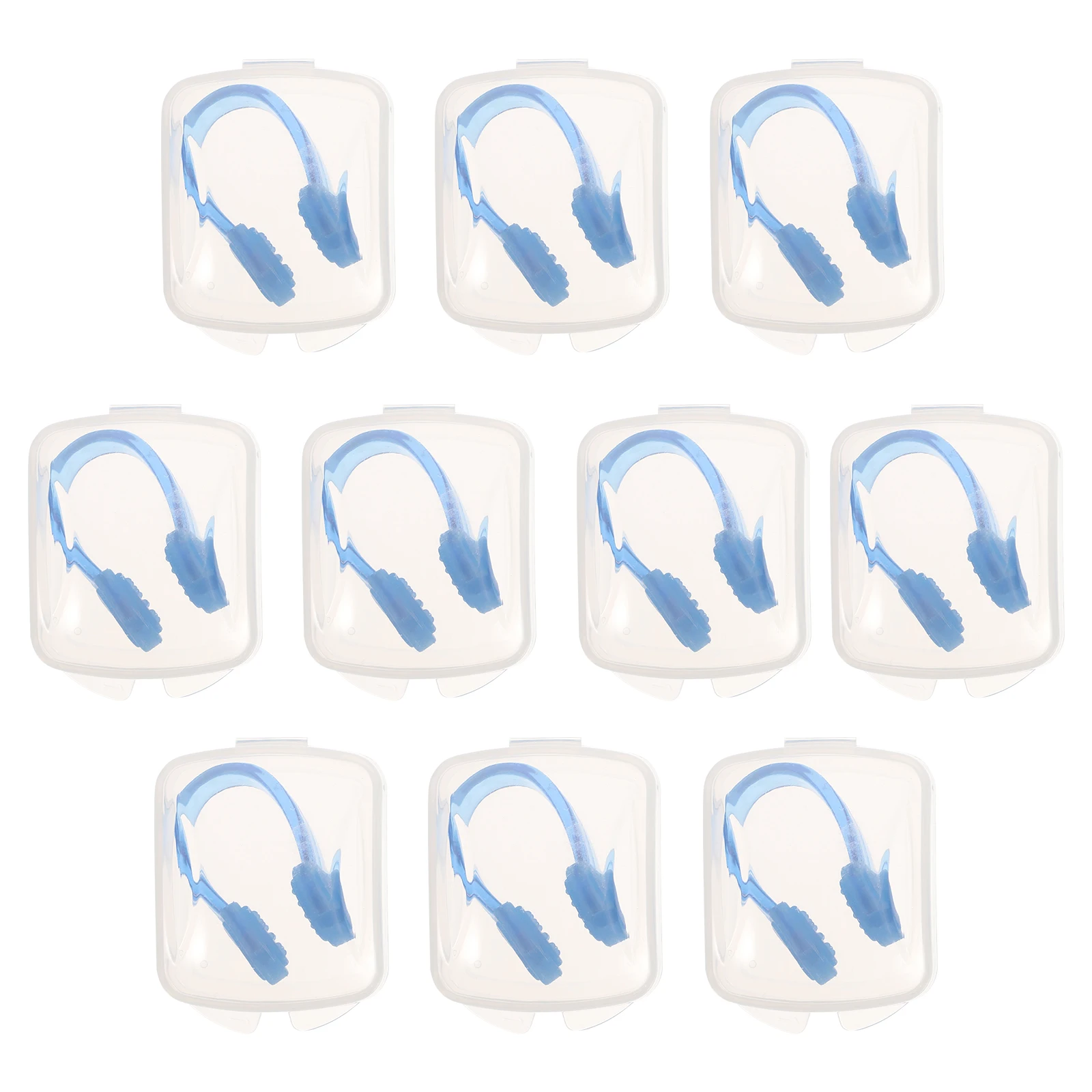 

10 Pcs Silicone Nose Clip Clamps Swimming Aldult Pool Clips Swimmer for Child Accessory