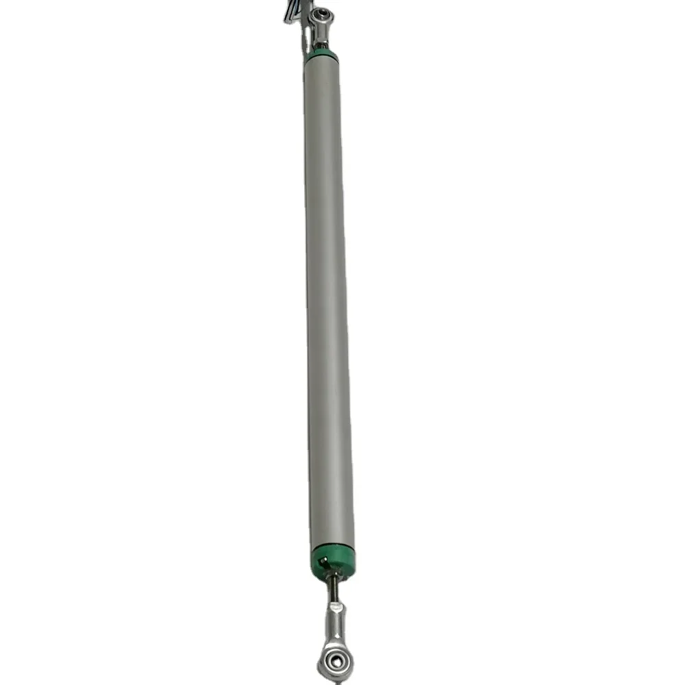 

Linear Position Travel Sensor with Rod End Joint for Vehicle Testing