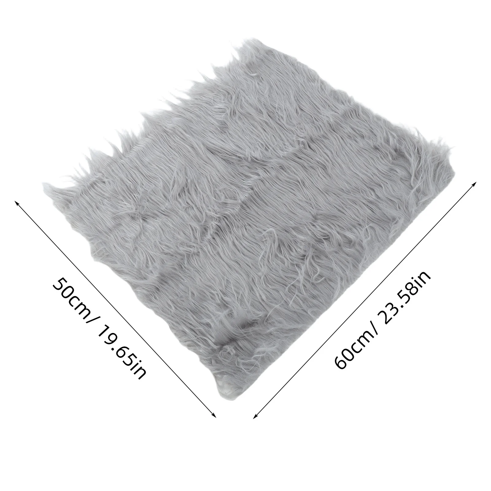 Newborn Photography Mat Light Grey 20 Wide Long-Lasting Durable No Fading Soft Supple Baby Friendly Infant Photography Mat