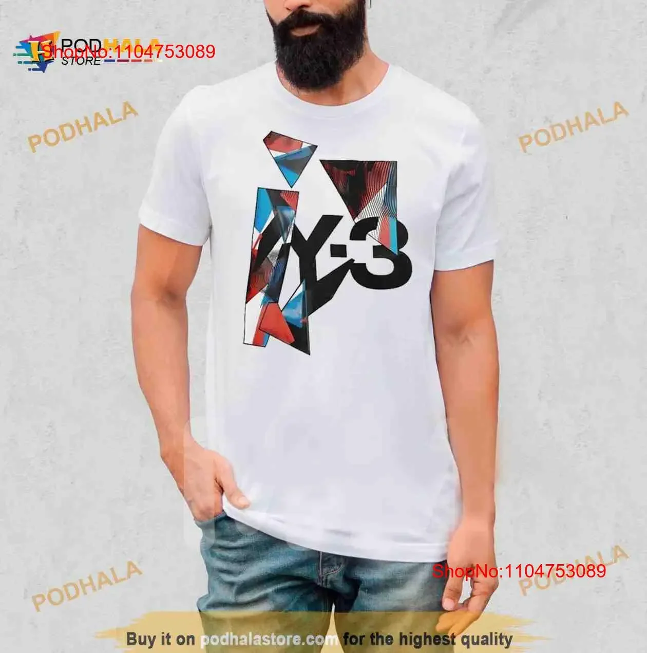 Y3 Logo 2023 T-Shirt Vintage Washed Stretched Streetwear Top für den täglichen Gebrauch Leicht vielseitig atmungsaktiv Unisex