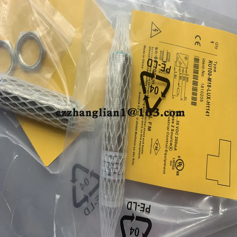 

RU40U-EM18E-LIU2PN8X2T-H1151/3GD RU40U-M18E-LIU2PN8X2T-H1151 RU40U-M18E-LU8X2-H1151 ultrasonic 100% new sensor