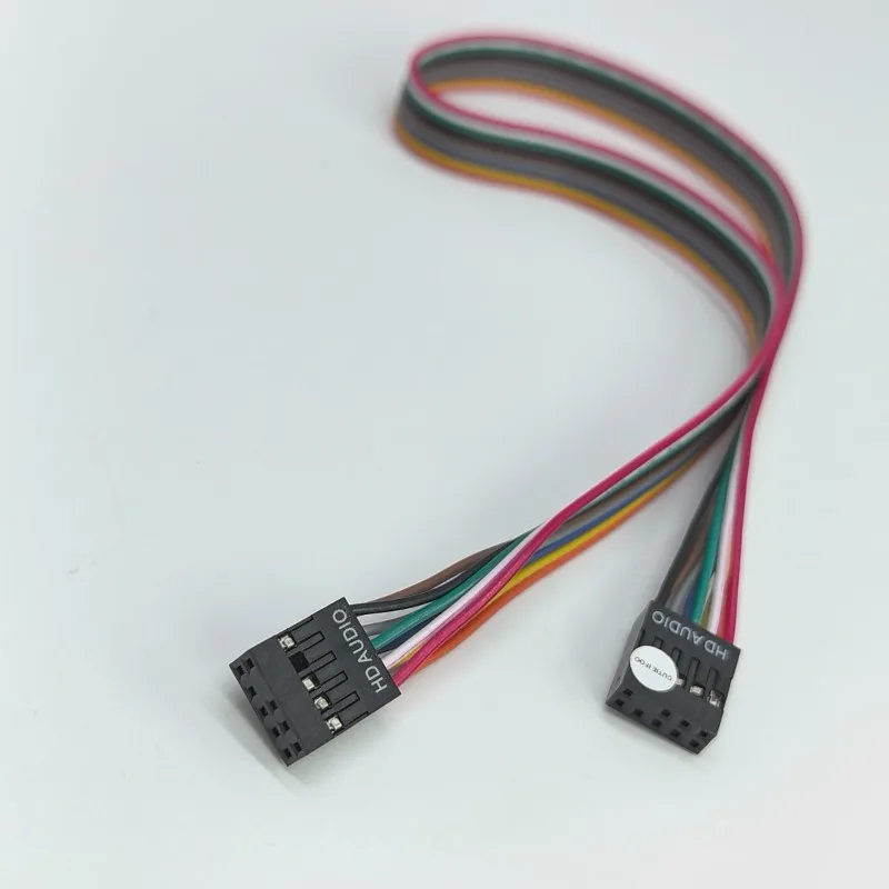 Chassis Internal Mainboard 9Pin Female To Female HD Audio Motherboard Connector Cable for DIY PC Desktop