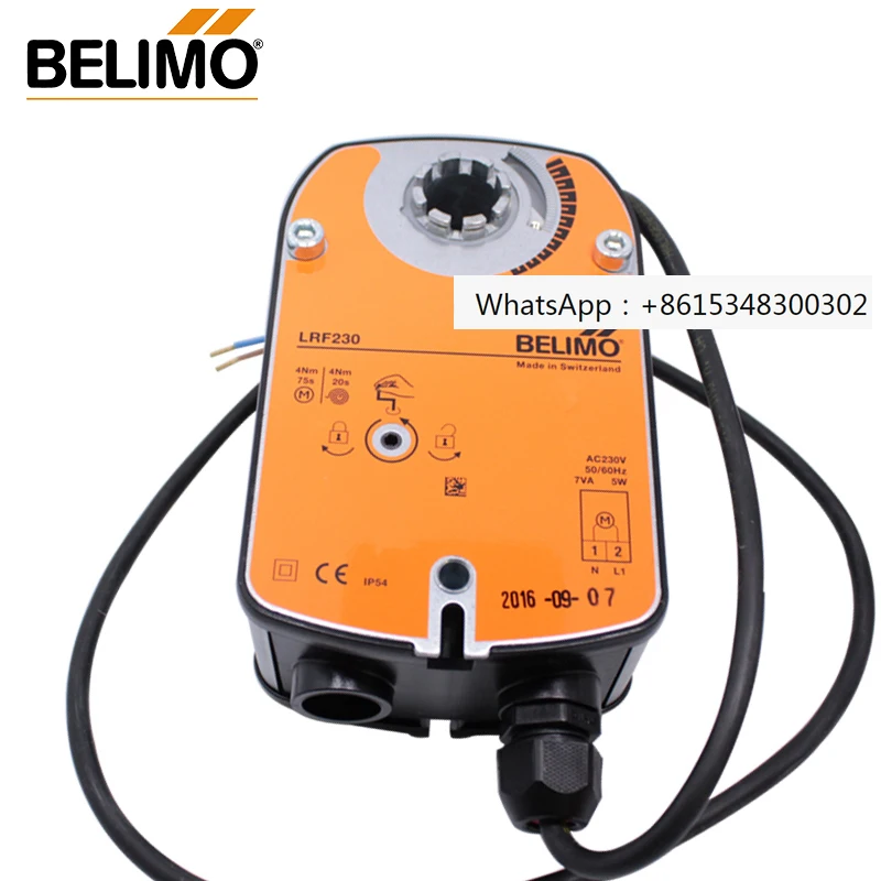 BELIMO BOLIMOU LRF230-S self resetting actuator LRF24 air valve driver LRF24-SR inlet