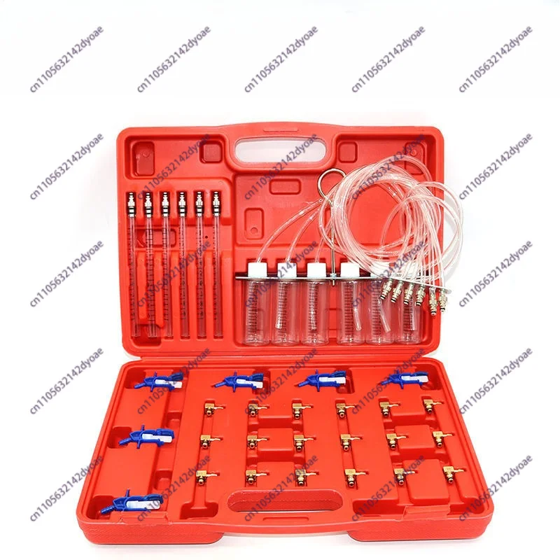 Diesel Injector Flow Meter Test Set Common Rail Adapter Diesel Injector Tester Oil Return Measuring Instrument