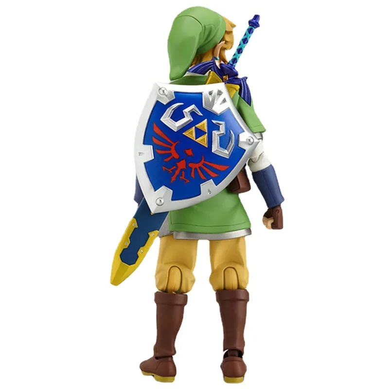 Neues Spiel The Legend of Zelda Link Q Version Gemeinsame Mobilität Actionfiguren PVC Modell Desktop-Dekoration Spielzeug Puppe Sammeln Sie Geschenke