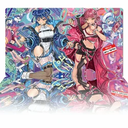 YuGiOh Evil Twins Ki-sikil & Lil-la Playmat TCG CCG Board Game Trading Card Game Mat Mouse Pad Rubber Desk Mat Zone & Bag