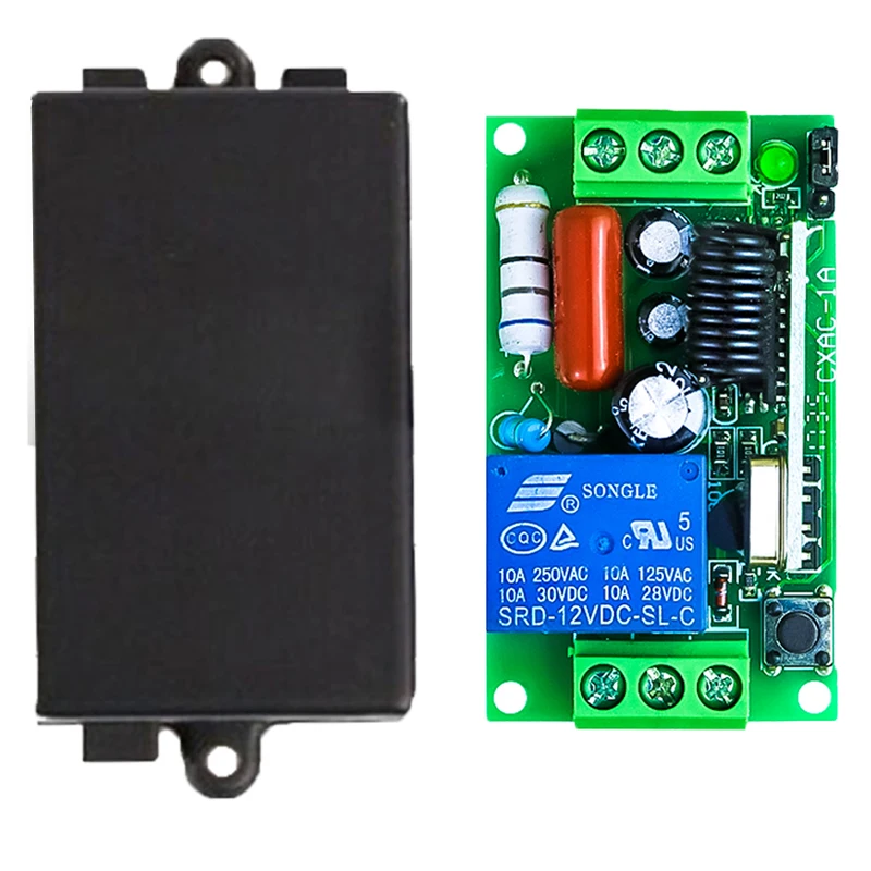 433MHz Two Wired Remote Control Switch AC180-240V Suitable For Lifting Equipment, Road Gates. Lifting Control