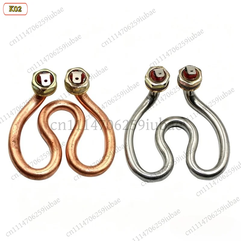 LJ_220V 500W 600W Electric Heating Tube Stainless Steel Copper Immersion Heater Element for Coffee Pot Quick Kettle Boiler Parts
