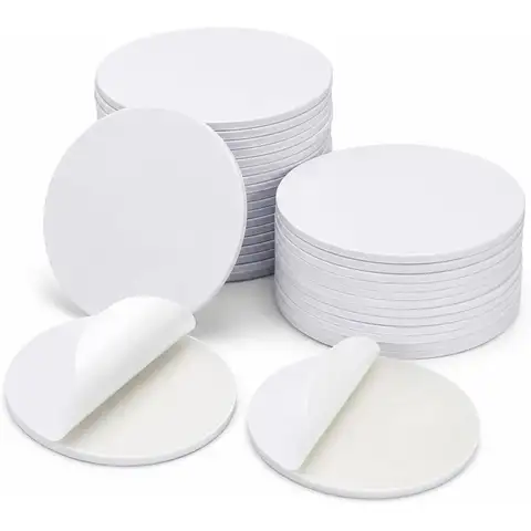 1000 PCS NTAG215 NFC PVC Coin Cards Self-Adhesive Rewritable Tags for Amiibo DIY Compatible with Android iOS Smart Devices