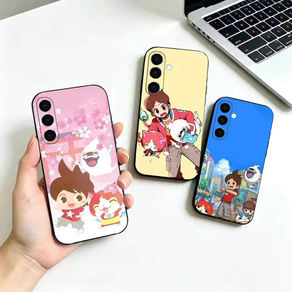 Y-Yokai-W-Watchs Soft Silicone Protective Cover, Suitable for Samsung Galaxy A02S,A12-A52,A21S,A31,A41,A51,A71-A73,A30S