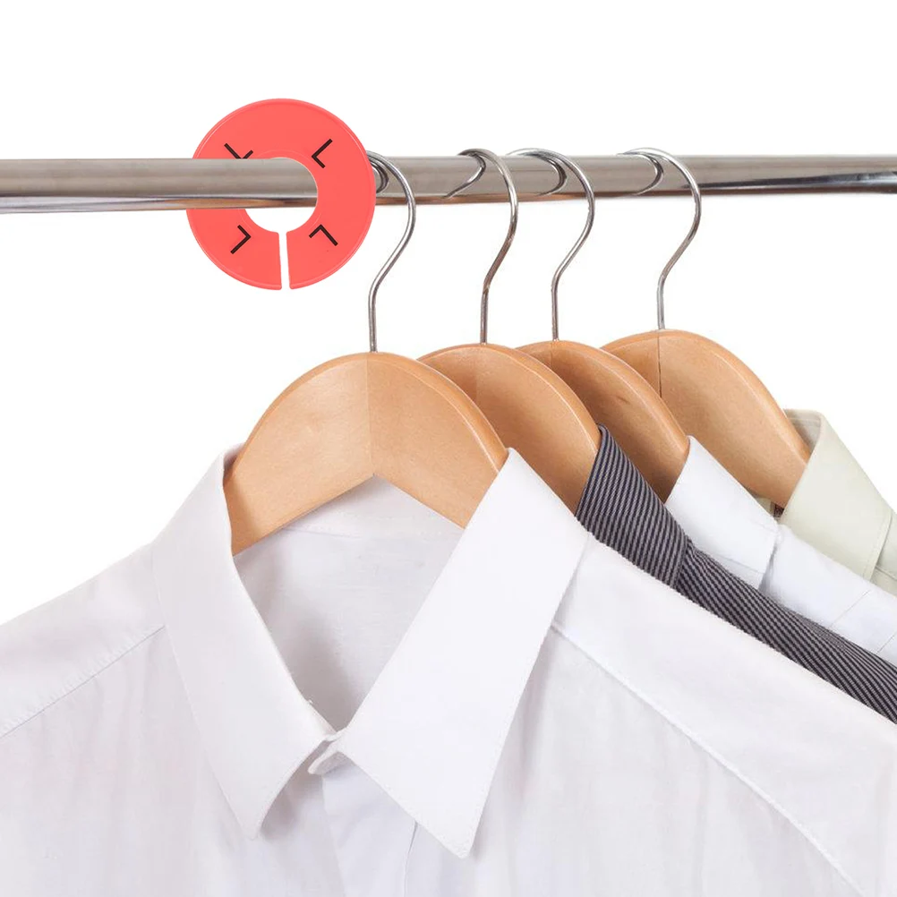 

30pcs Clothing Size Dividers Wardrobe Closet Organizers Plastic XS S M L XL XXL Each 5 Pieces Storage Solutions