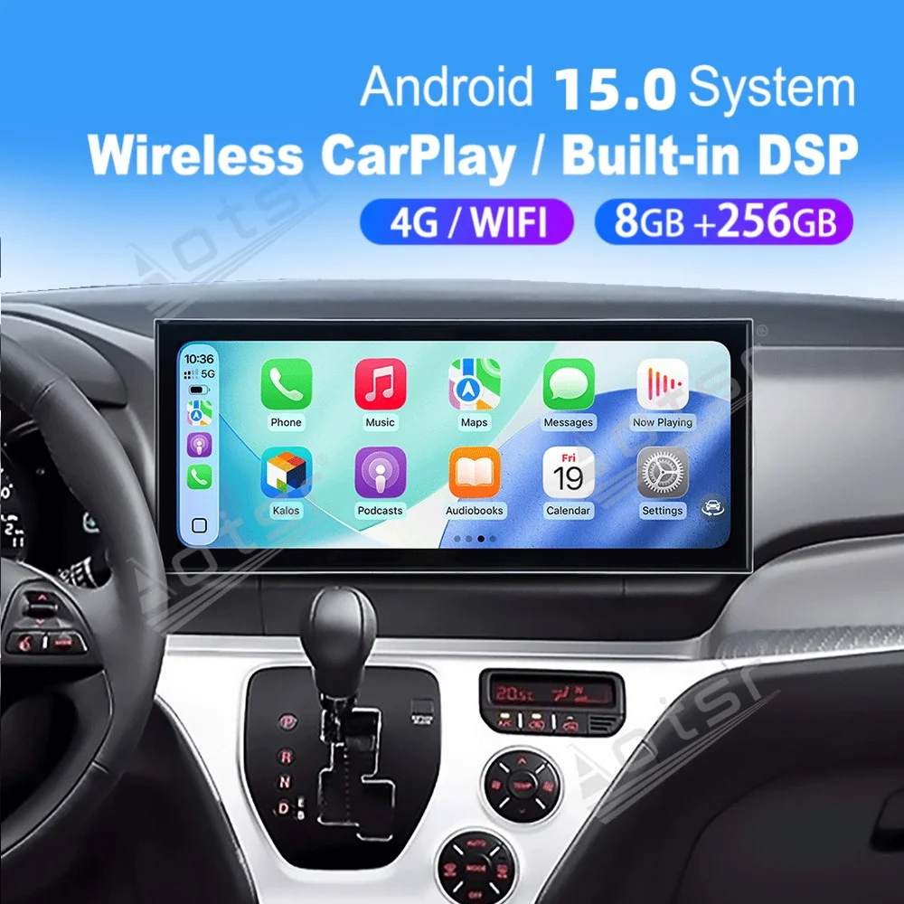 15.6 Inch Qualcomm Car Stereo For Kia Ray 2011-2017, Octa-Core IPS Wireless CarPlay Android 13 GPS Navigation DSP 4G WiFi OEM