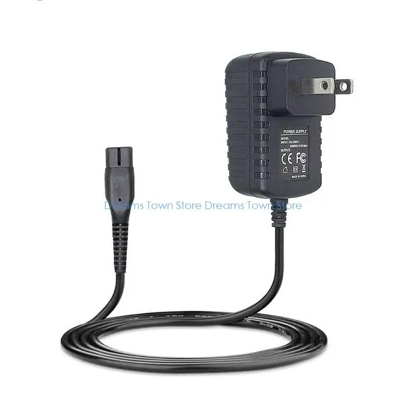 HX6A Lightweight Battery Plug Convenient Power Supply Black \Cord Adapter