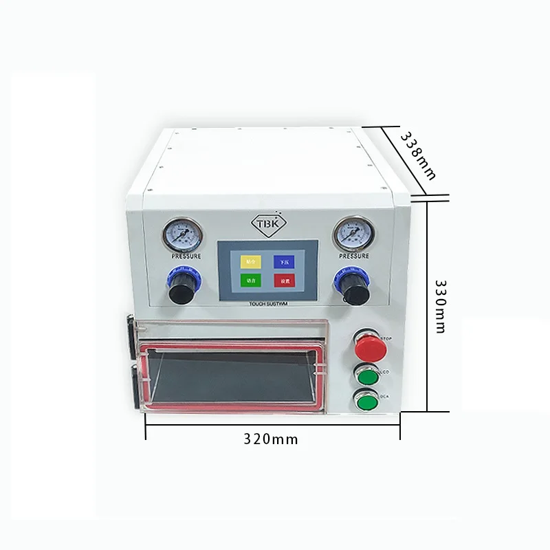 LYBGA 14 Inch OCA Lamination Machine TBK 108P Vacuum Laminating Machine Fat Curved Straight and Tablet LCD Screens Laminator