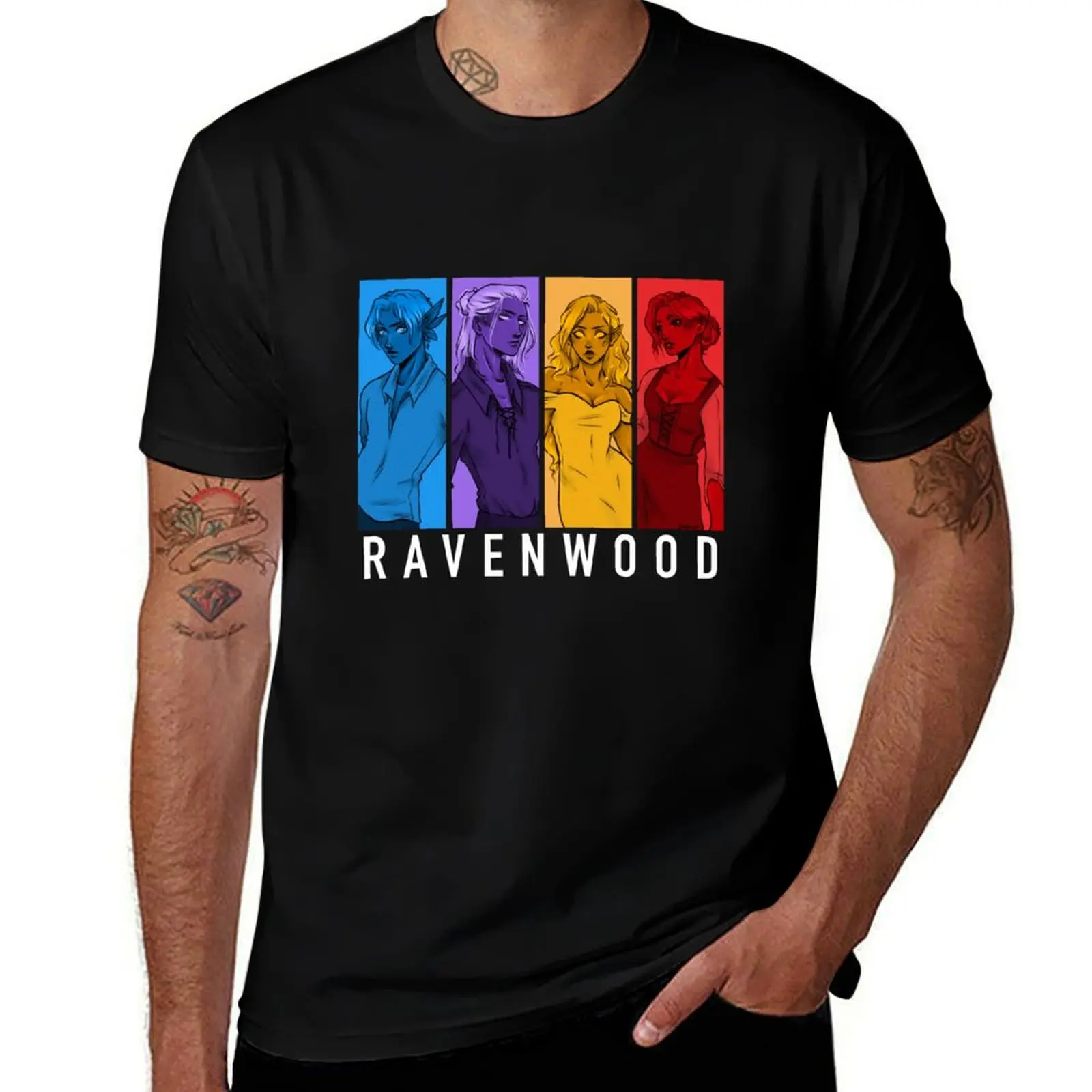 Ravenwood: The Party (Dark Version) T-Shirt sports fans designer shirts anime tshirt quick-drying mens big and tall t shirts