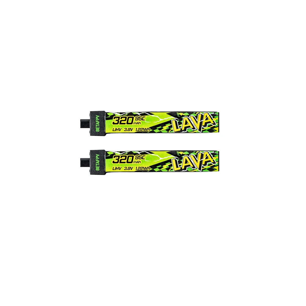 NEU BETAFPV 320mAh LAVA II 1S 95C Akku 3.8V LiHV Batterie BT2.0 für Air65, Meteor65 Pro, Cetus FPV Whoop Drohne Flugzeug Spielzeug