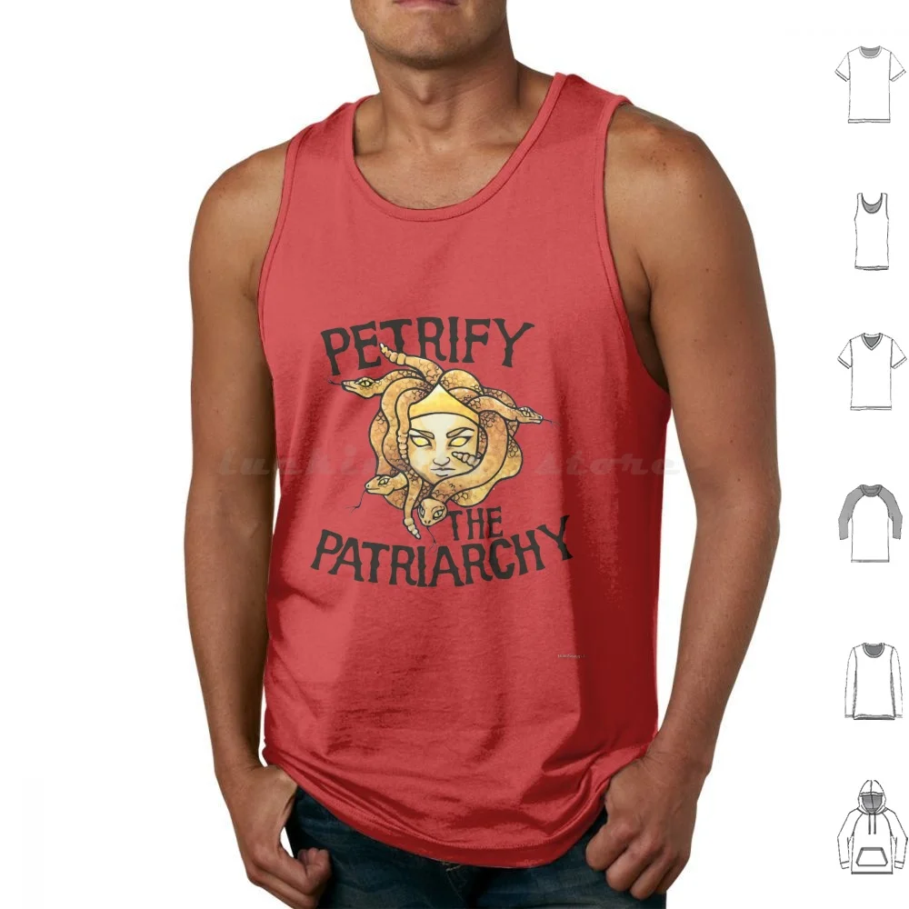 Petrify The Patriarchy Tank Tops Vest Sleeveless Petrify The Patriarchy Feminist Feminism Feminists Patriarchy Smash