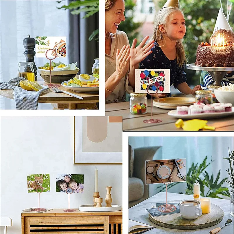 ABKP-soportes para números de mesa, 40 Uds., soporte para tarjetas de lugar de 3,35 pulgadas, soportes para números de mesa para fiesta de boda, recepción de graduación C