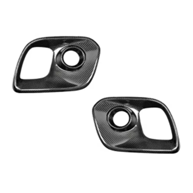 

Front Fog Lamp Surround Bezel Trim Cover In Real Carbon Fiber For Fiat Abarth 2017+ Car Grill