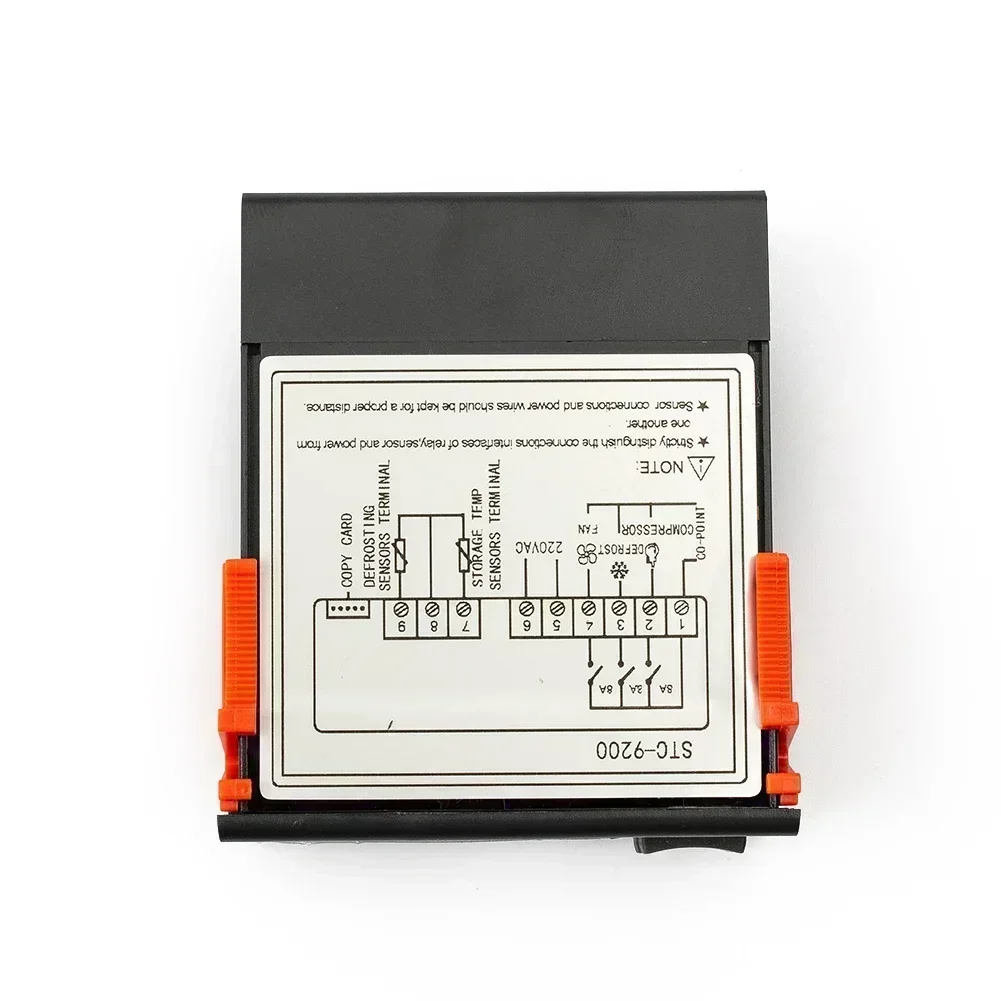 STC9200 AC 220V Digital Temperature Controller with Defrost and Dual Sensor Modes for Enhanced Temperature Regulation