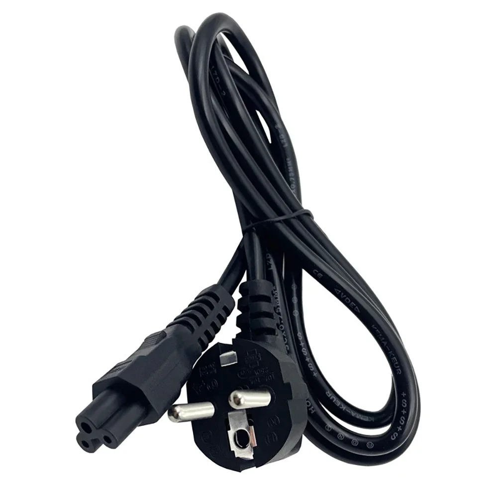 EU Power Cable Laptop 3-pin Power Adapter Cord Charger Plug Extension Cord For HP Dell Toshiba Sony ASUS Lenovo Samsung Notebook