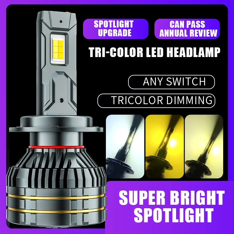 2pcs H1 H3 H7 LED Headlight H4 LED h8 h11 led headlamp 3000k 4000k 6000k 9005 hb3 9006 hb4 led bulb Car driving light Fog lamp