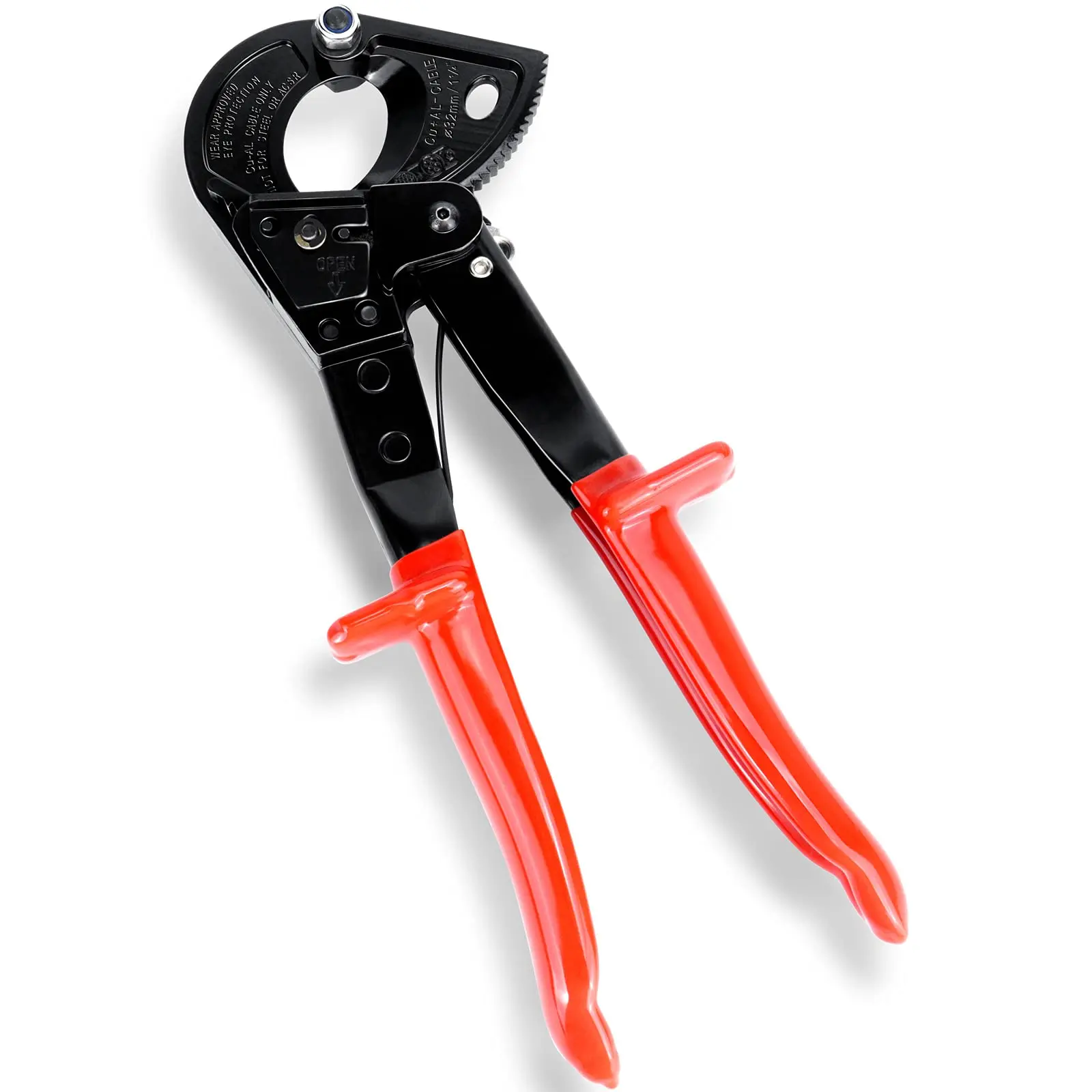 

T50 1pc Cable Cutters -Ratcheting Cable Cutters Heavy Duty for Electricians-Cutting Aluminum Copper Soft Wire up to 600MCM