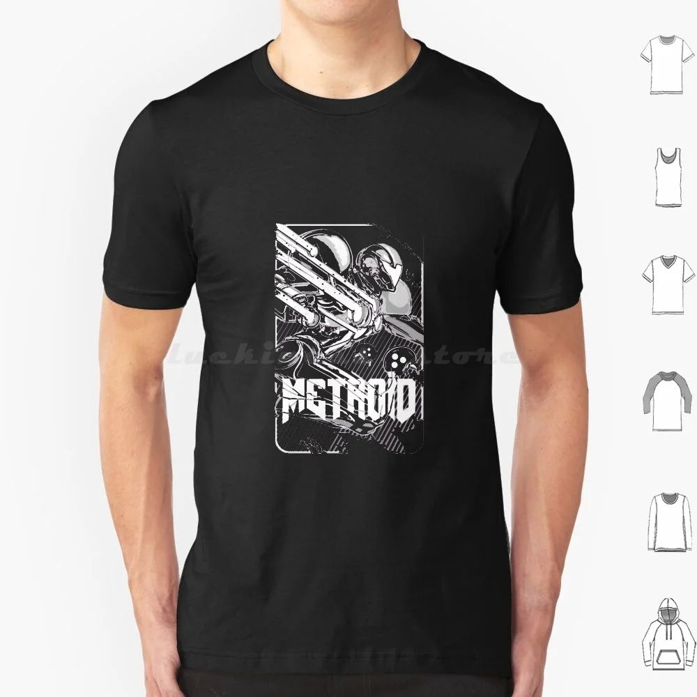 Metroid 19 T Shirt 6xl Cotton Cool Tee Metroid 19 Metroid Dread Metroid Samus Aran Samus Dread Super Metroid Aran Ridley