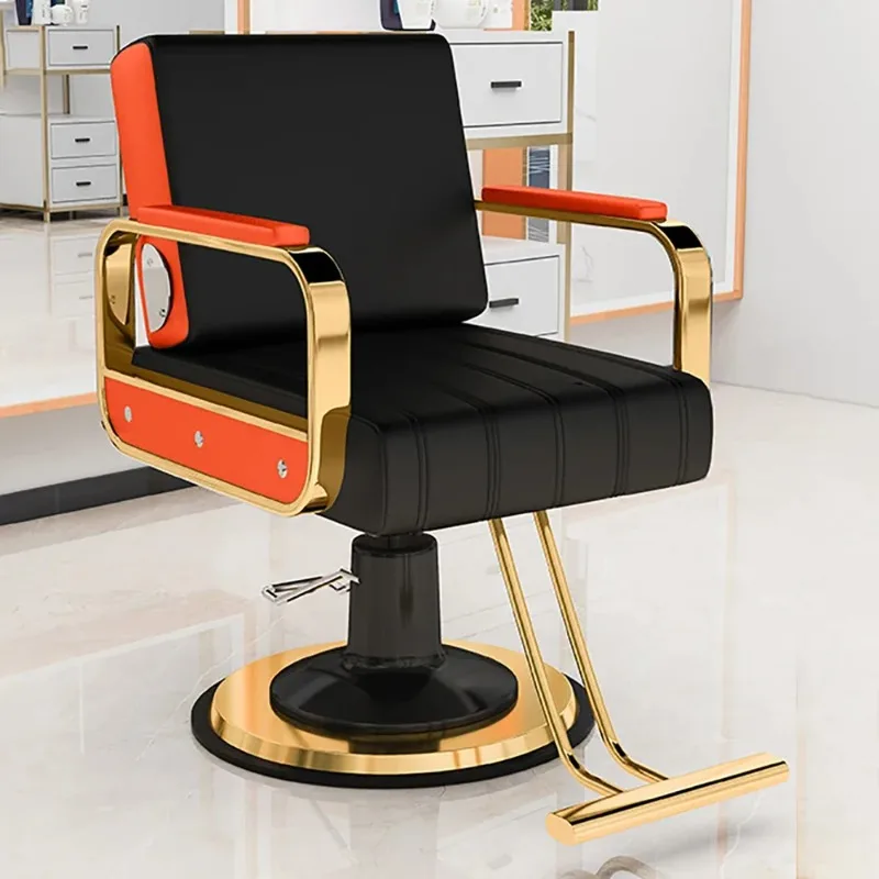 

Salon Hot Dyeing Nordic Barber Hairdressing Chair Simple Personalized Aesthetic Chair Ergonomic Modern Kapperstoel Furniture