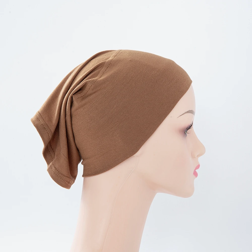 56 farben Mode Frauen Innere Hijab Rohr Muslimischen Kappe Motorhaube Plain Islamischen Underscarf Bambus Jersey Undercaps