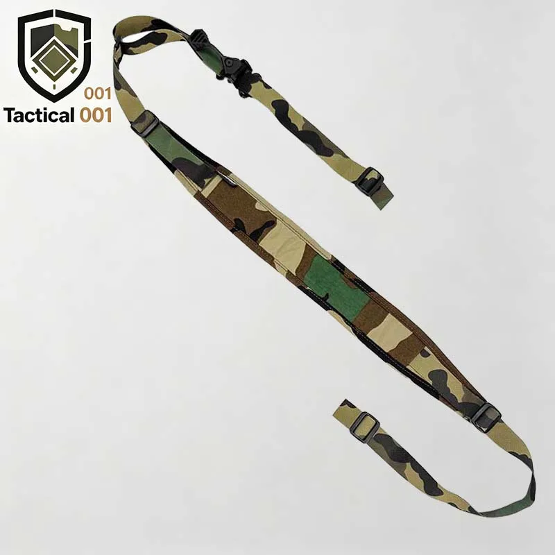 Tactical Modular Rifle Sling 2 Point Strap Adjustable Combat Shooting Hunting Slingster Accessories