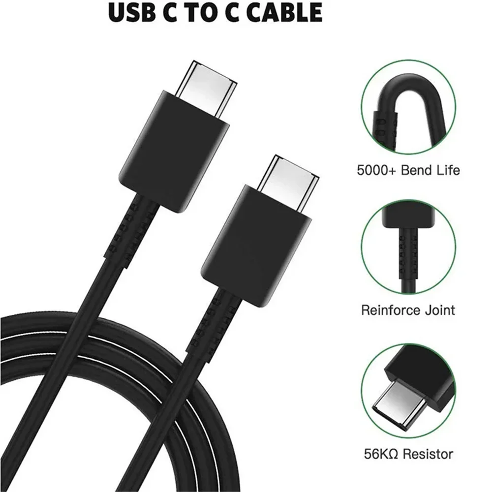 25W USB Charger With Type C Fast Cable For Xiaomi 15 Huawei Samsung A53 A33 A52 A32 F52 S24 S23 S22 Quick Charge Phone Charger image 5