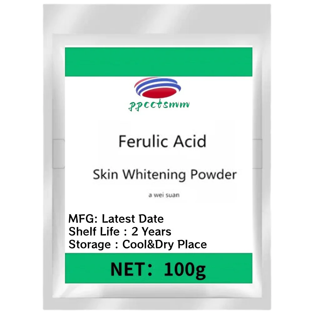 Hot Supply 99% Ferulic Acid Powder For Skin Whitening Free shipping