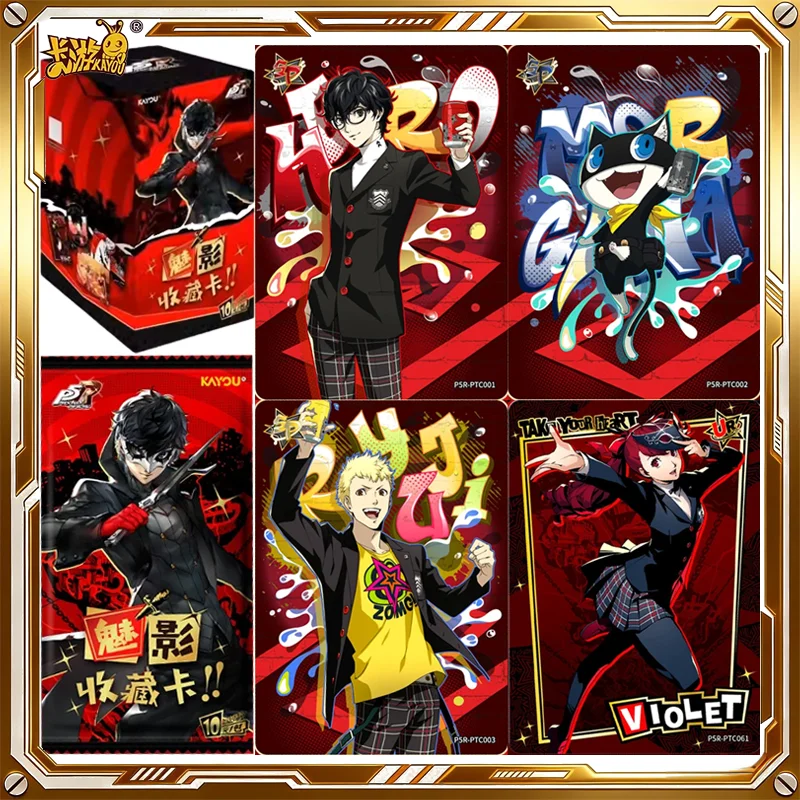 

KAYOU Persona 5 Card Royal 1st Edition Phantom Mystery Box Genuine Trading Cards Game Toys Holiday Birthday Gifts for Boys Girls