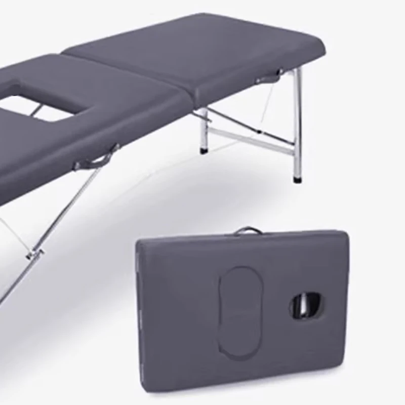 طاولة تدليك محمولة خفيفة الوزن، سرير تدليك للكبار عصري وأنيق متعدد الوظائف مع فتحة لأثاث موبليس للثديين #4