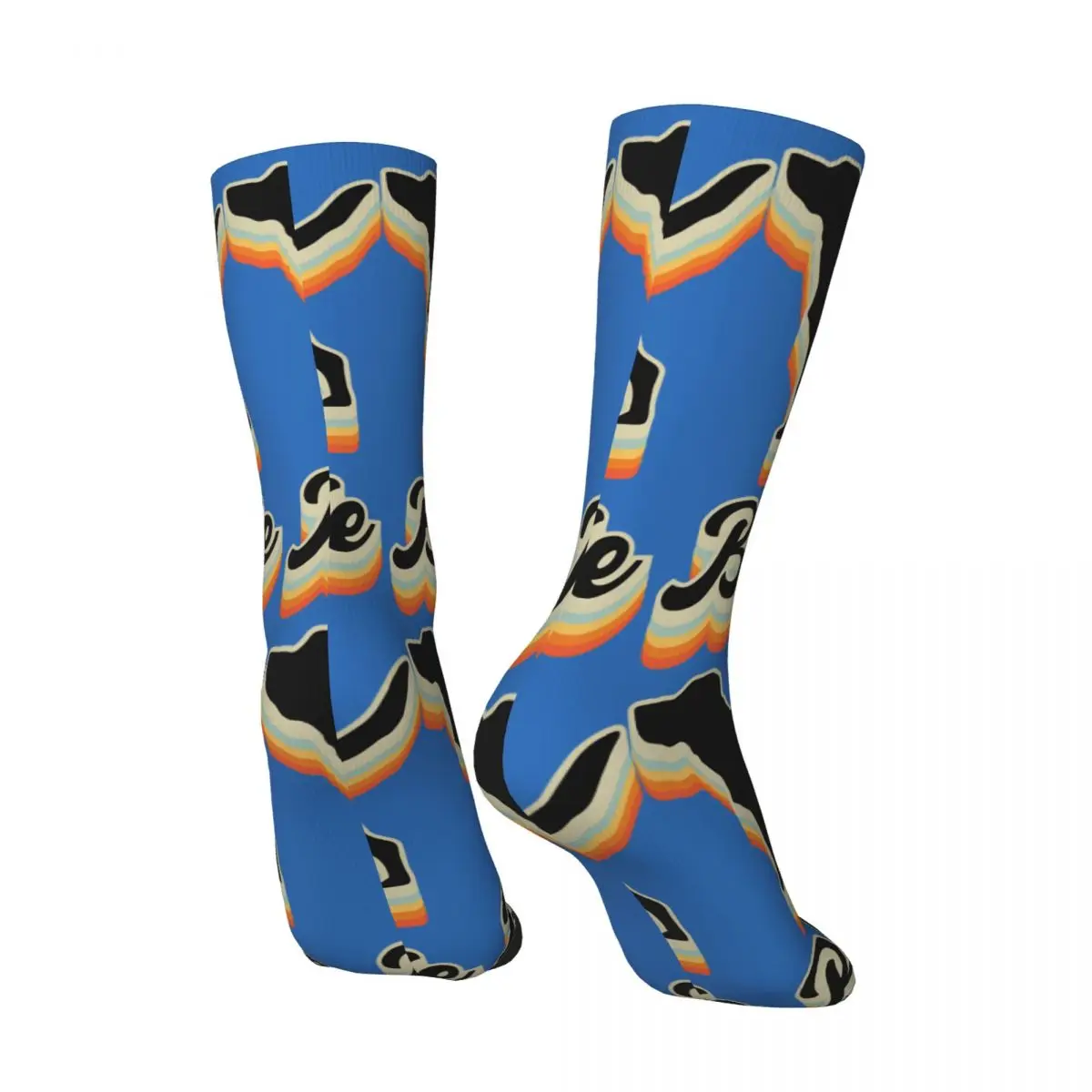 Happy Funny Men's compression Socks Beagle Classic Vintage Harajuku Cool K9 Brave Adventure Hip Hop Novelty Seamless Crew Sock