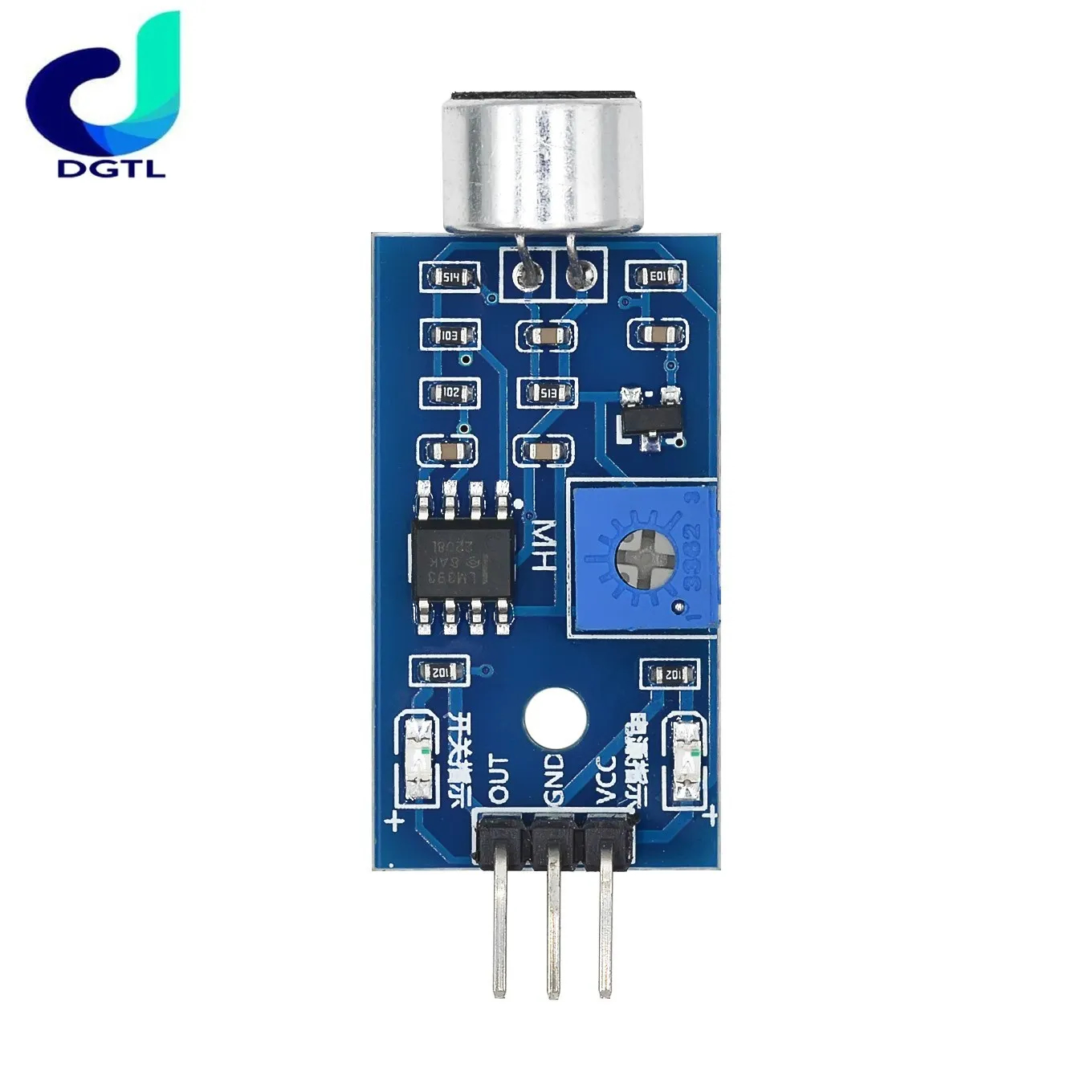 Módulo Sensor De Detecção De Som Para AVR PIC KY-037, Sensor De Detecção De Som, Módulo De Sensor De Som, Alta Sensibilidade