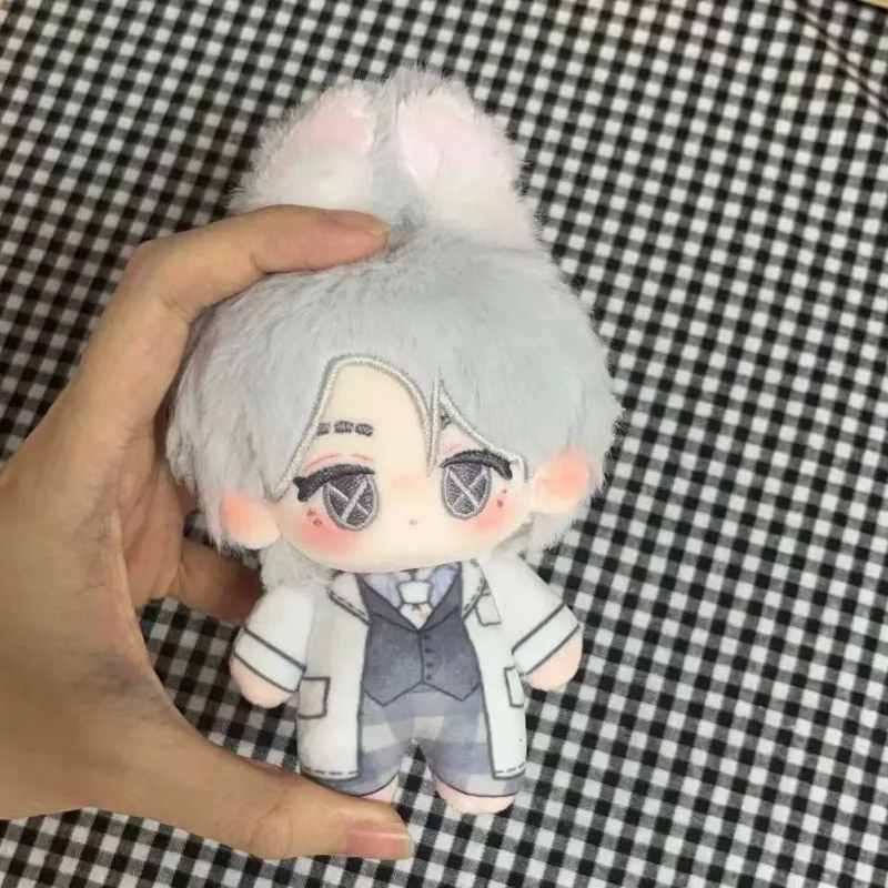 

Anime Game Identity V Cosplay Gart Embalmer Aesop Carl Adorable 10cm Backpack Pendant Plush Keychain Gift