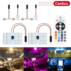 LED interior lights Festoon led 31mm 36mm 39mm 41mm Reading Dome Light T10 signal light C5W LED Interior Light Rgb ambient light