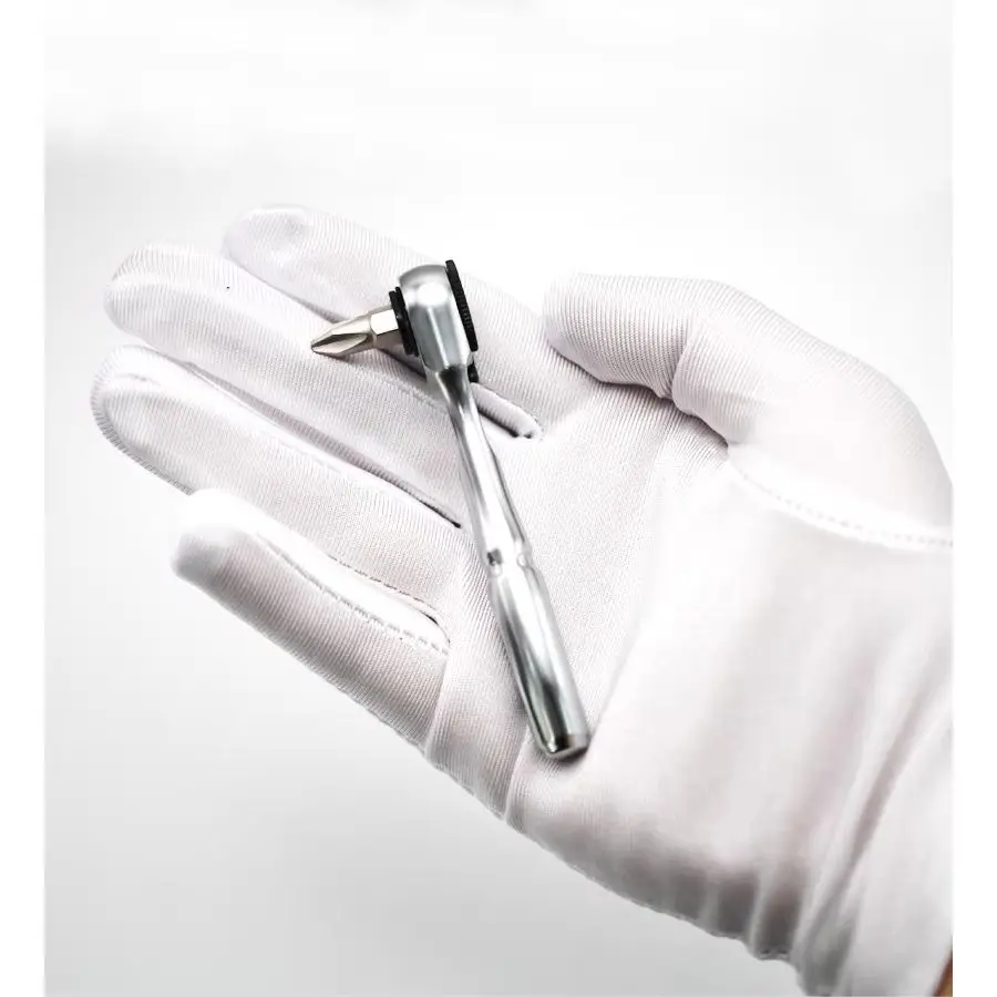 

TONE BR6S Mini Ratchet Screwdriver Set 7Pcs PH/SL Mutifunctional Ratchet Wrench Set Portable Narrow Space Mechanical Work