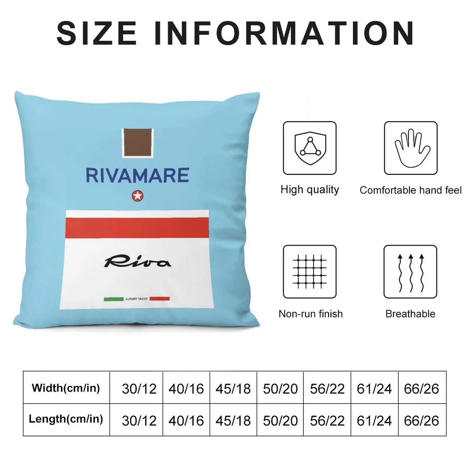 Riva Rivamare Aquarama Riviera Luxury Yacht Throw Pillow Cushions Cover ornamental pillows for living room pillow