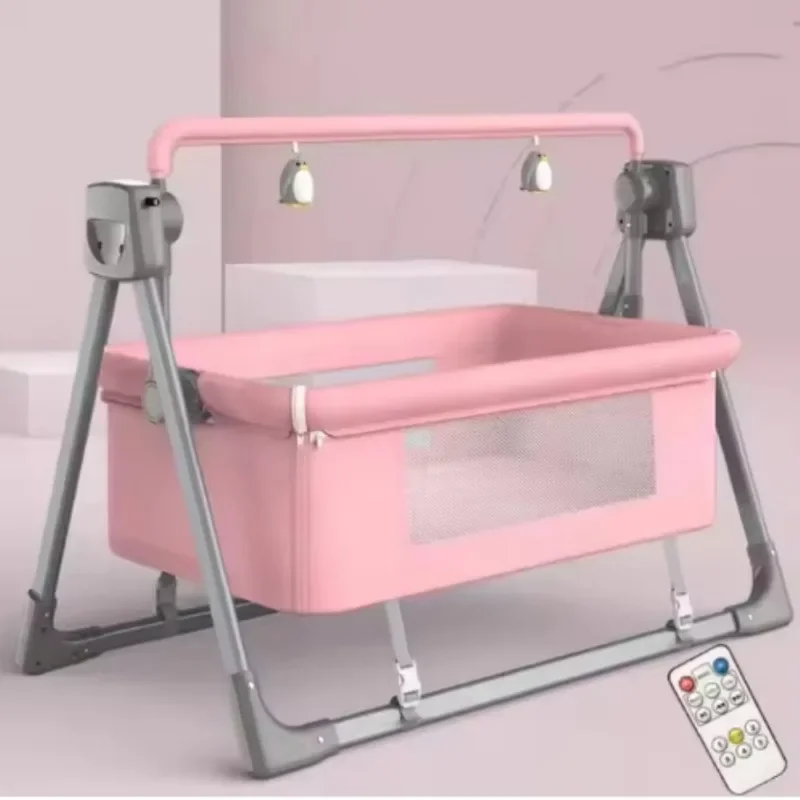 2026 Popular Wholesale Factory Price Baby Swing Chair Electric Baby Multi Function Child Bed Adjustable Cot Baby Bassinet