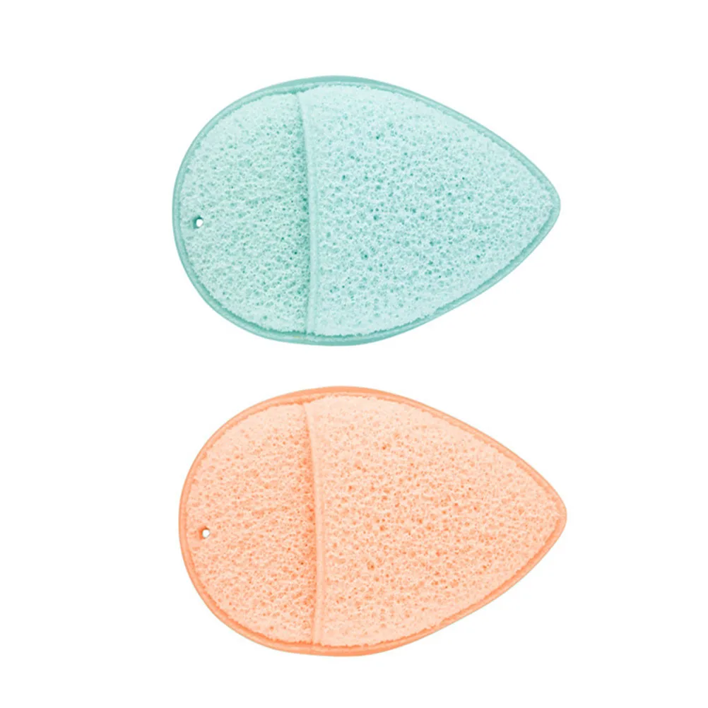 

2Pcs Face Cleaning Sponge Gentle Skin Care Puff Removes Makeup Dirt Blackheads Oil Blemishes Facial Cleansing