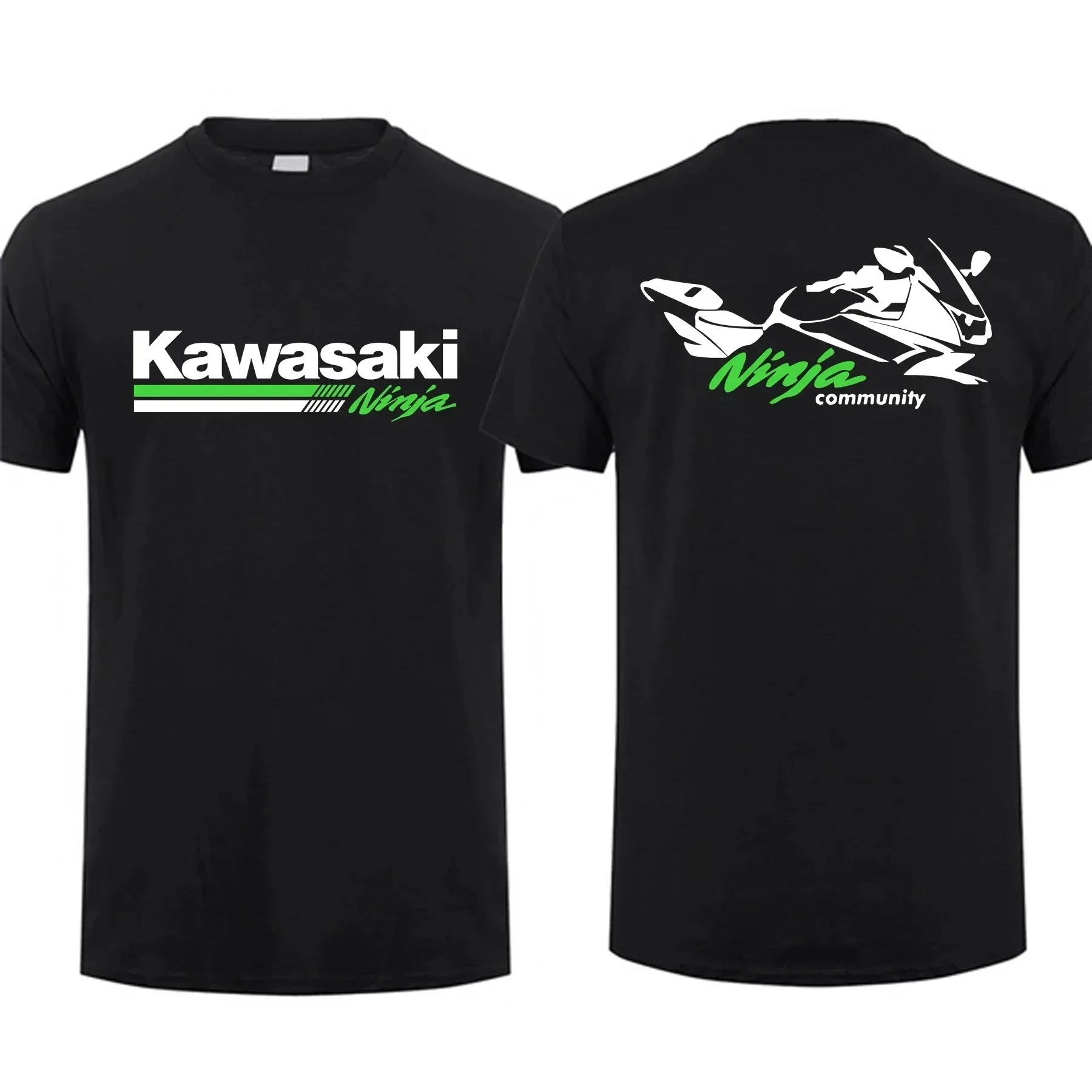 2024 mężczyźni kobiety T Shirt Casual Kawasaki Racing Team Demon Claw T-shirt graficzne ponadgabarytowe topy sportowe oddychająca odzież uliczna