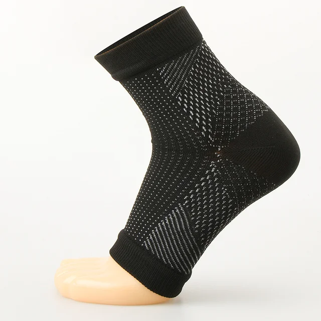 2-Paar Kompressionssocken zur Knöchelunterstützung, offenes Zehendesign zur Schmerzlinderung bei Plantarfasziitis – Detail 11