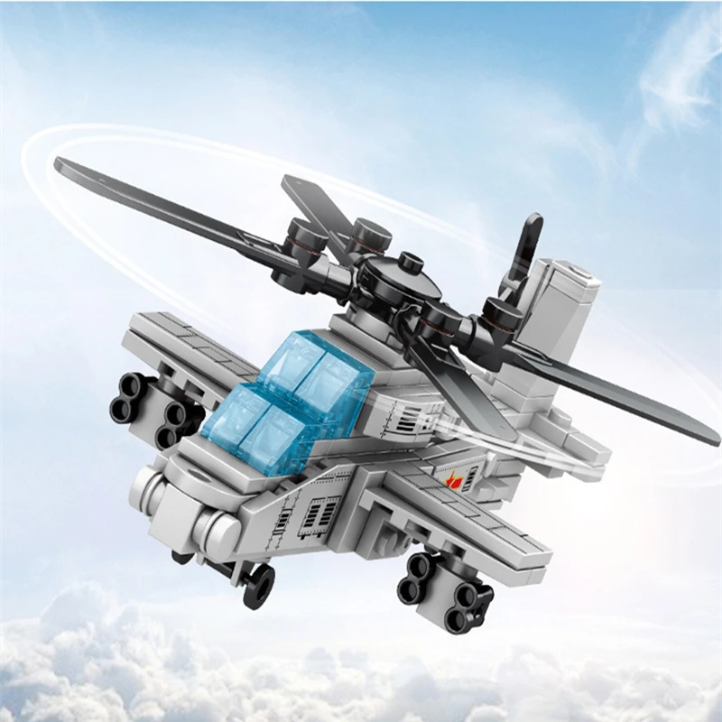 SEMBO J-15 aircraft building block 8 and 1 combination model cool birthday gift educational children assembly toy ornaments