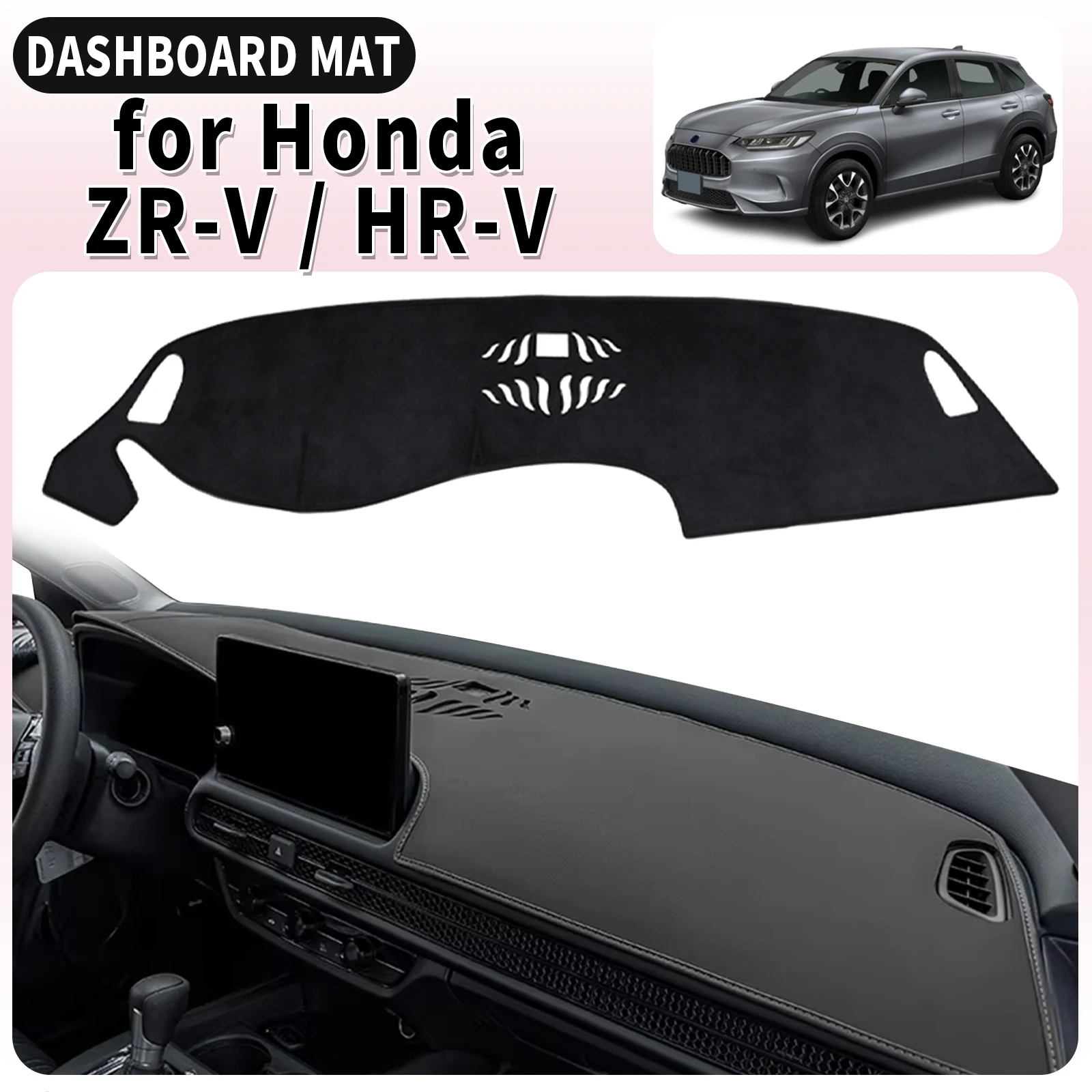 

for Honda ZRV ZR-V 2022-2024 HR-V ( US.Version) HRV Dashmat Dashboard Cover Pad Accessories DashMat Sunshade Protective Carpet